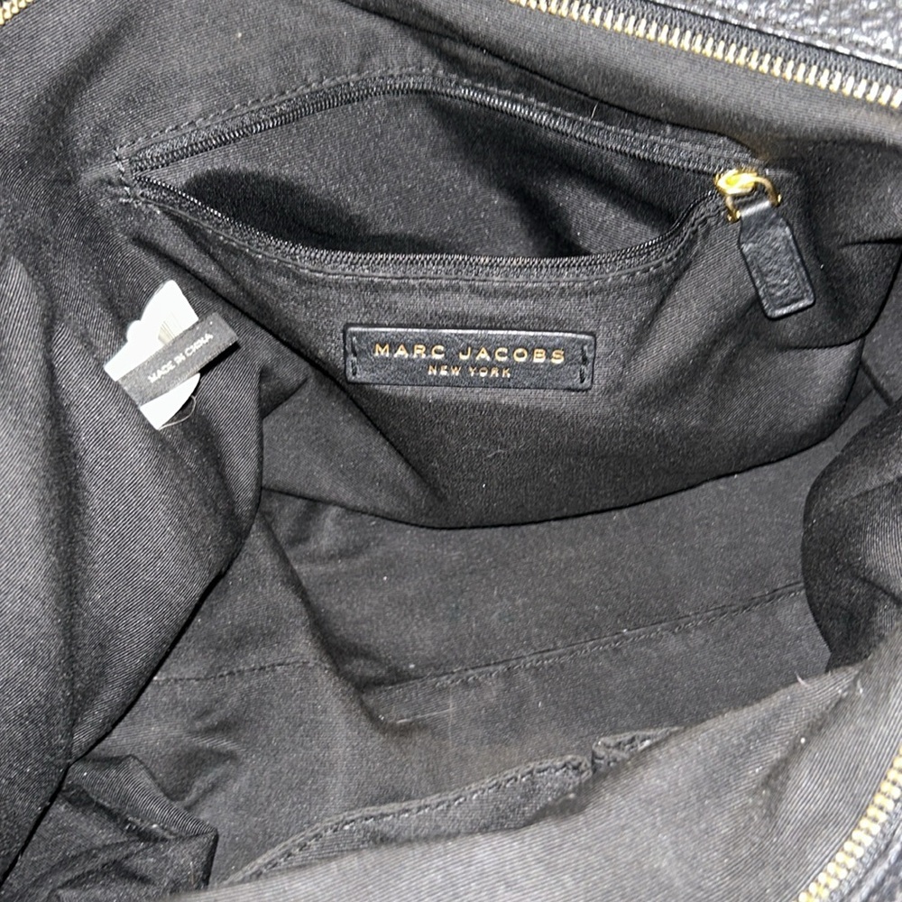 Marc by Marc Jacobs Tote Bag Too Hot To Handle Bentley Black Pebbled Leather - Picture 7 of 15